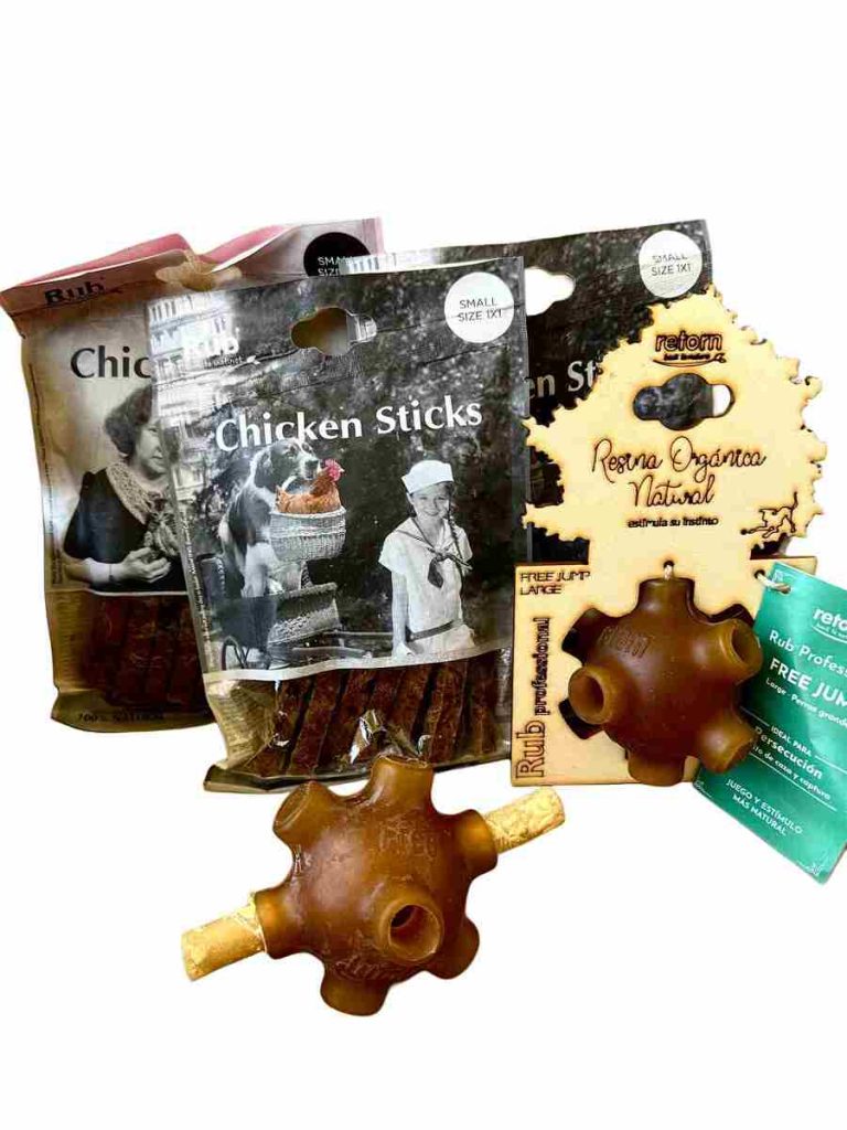 venta de producto para perros y gatos, Juguete Rub Free Jump para perros interactivo de resina free jump. Imagen propiedad de Repiki shop