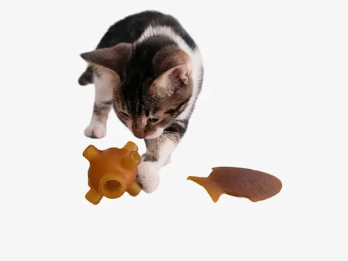 juguete interactivo de resina natural para gatos